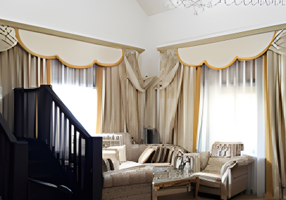 Пошив штор на заказ в Москве и области по индивидуальным размерам и выгодной цене в ателье салона дизайн-студии Belladone.