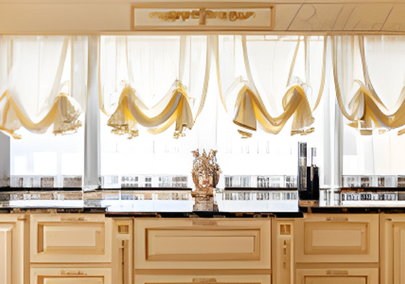 Пошив штор на заказ в Москве и области по индивидуальным размерам и выгодной цене в ателье салона дизайн-студии Belladone.